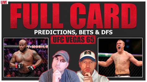 ufc vegas 65 predictions.